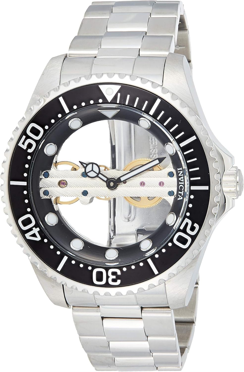 ساعت مچی مردانه اینویکتا مدل ۲۴۶۹۲ با بند استیل