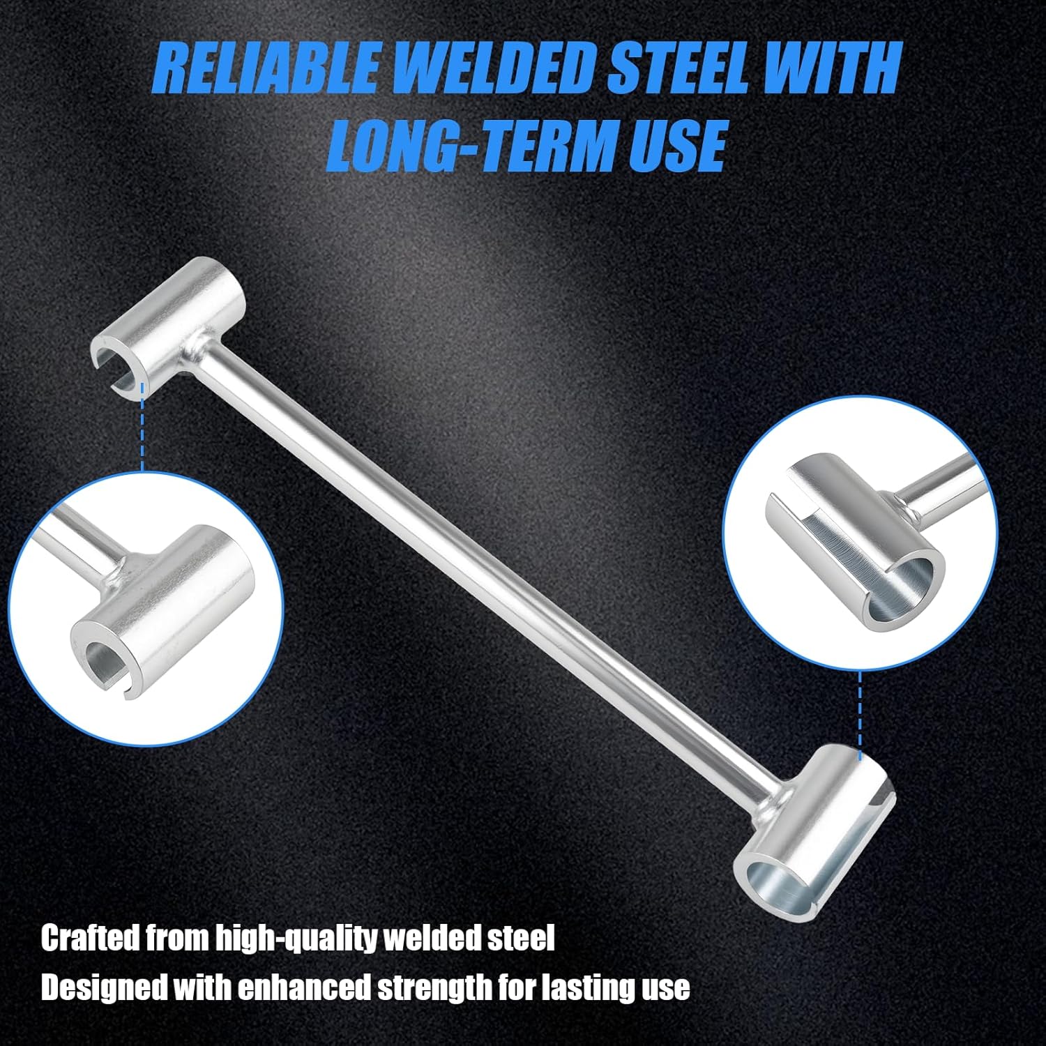 14-19mm (0.55-0.75in) Door Hinge Adjustment Tool - Heavy-Duty Hinge Adjustment Wrench, Door Gap Adjustment Tool for Flag Hinges Only, Ideal for Home Door Repair and Residential Door Hinge Tool