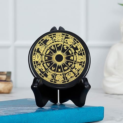 Miniatura 5 de Placa de carga de cristal de 3 pulgadas, turmalina negra con símbolo de Hamsa grabado, estación de carga espiritual y disco de carga, piedra de