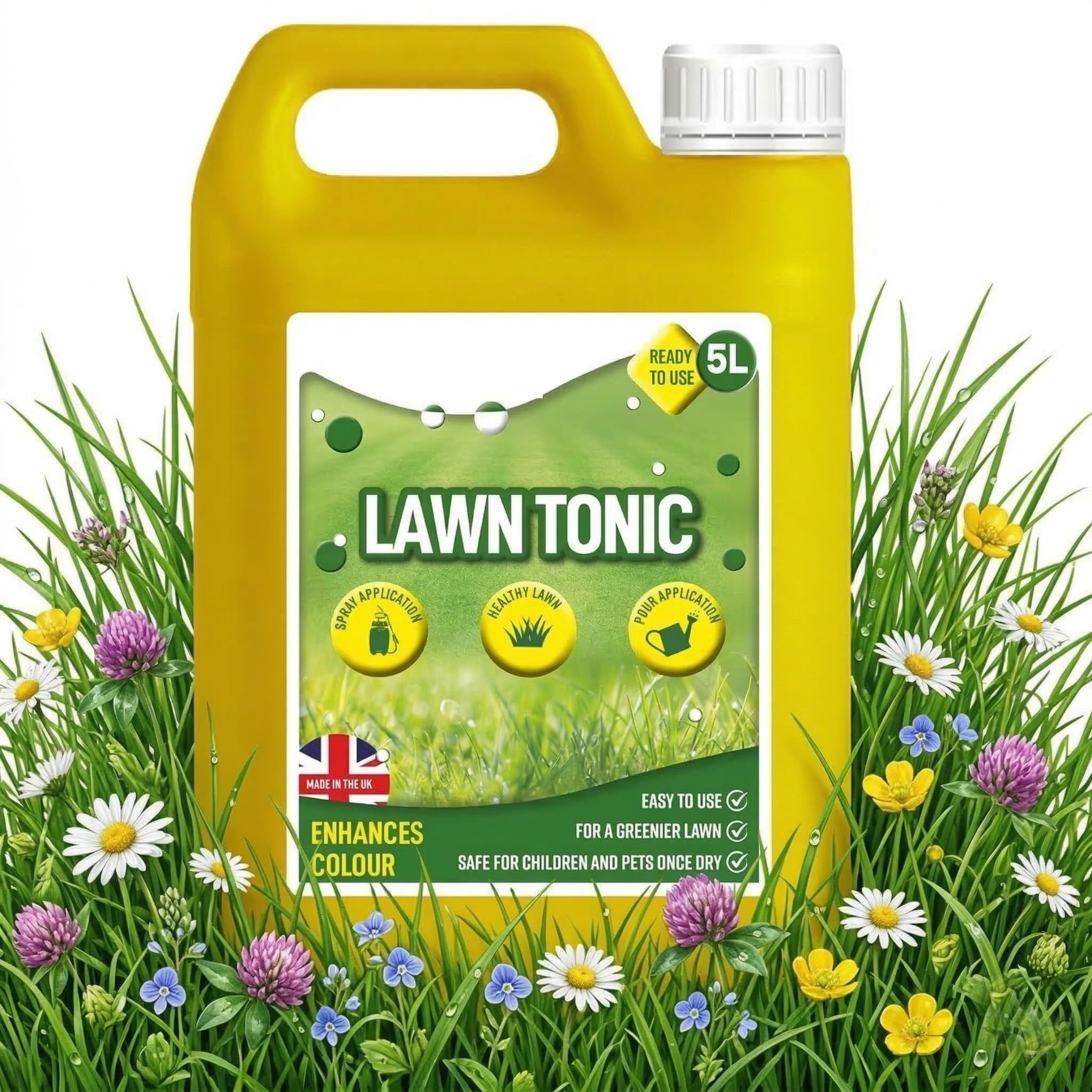 5 Litre Ready To Use Concentrated Liquid Lawn Tonic