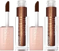 Vista 24 de Maybelline New York Lifter Gloss - Brillo labial hidratante con ácido hialurónico, Bubblegum, rosa brillante transparente, 1 unidad