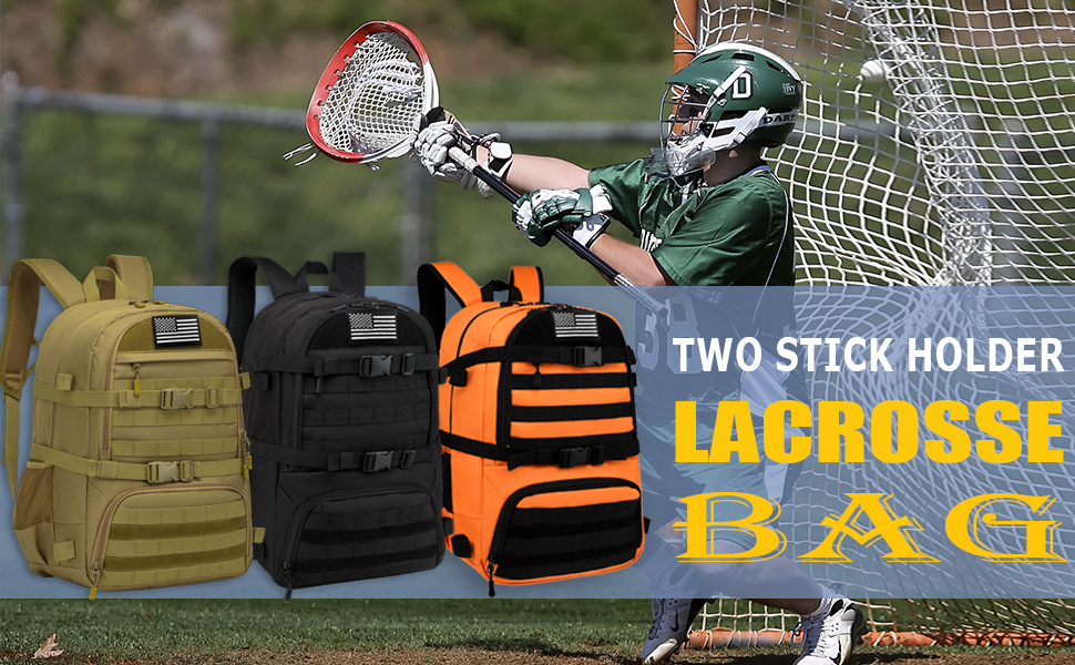 Lacrosse Backpack With Stick Holder Personalized Lacrosse Backpack