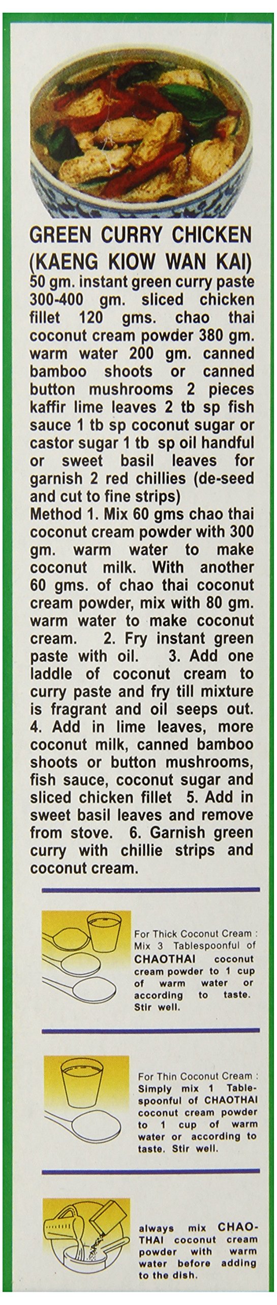 Kokos creme Pulver Chao Thai 160g