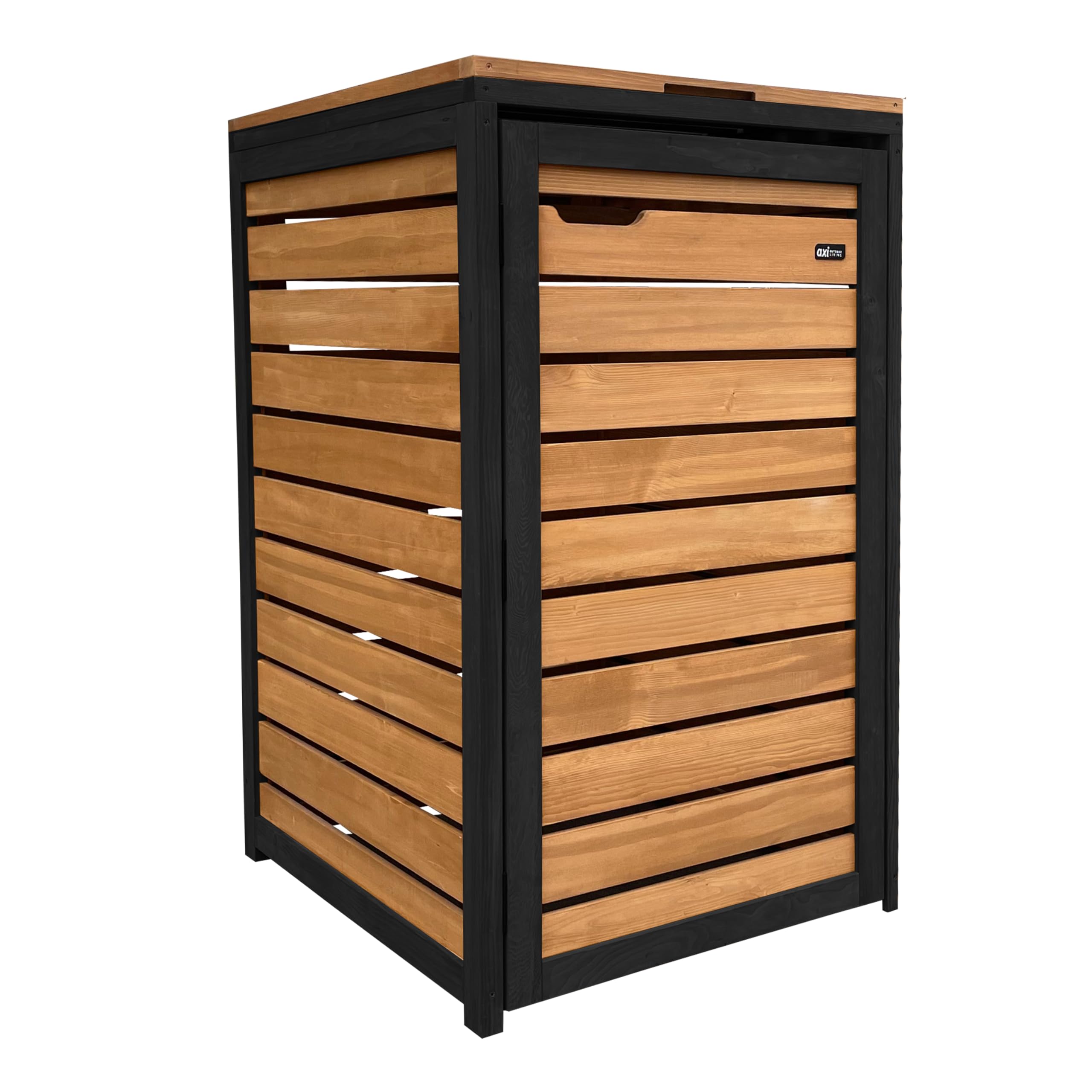 Cache poubelle en bois extérieur Axi Lex pour valoriser votre jardin et cour