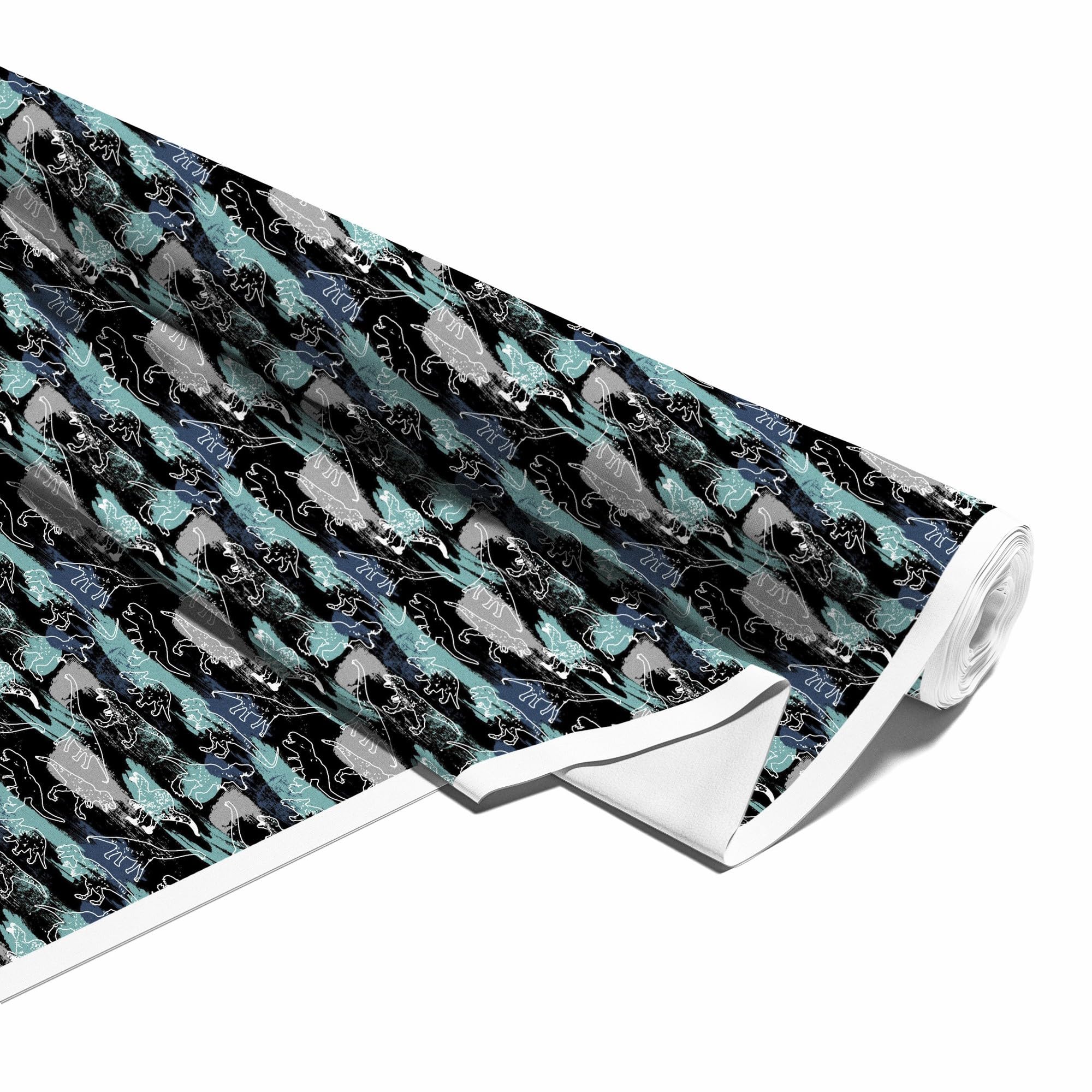 HEKO PANELS Tkanina softshell wodoodporna, Dinozaury, 3 metry 150 x 300 cm