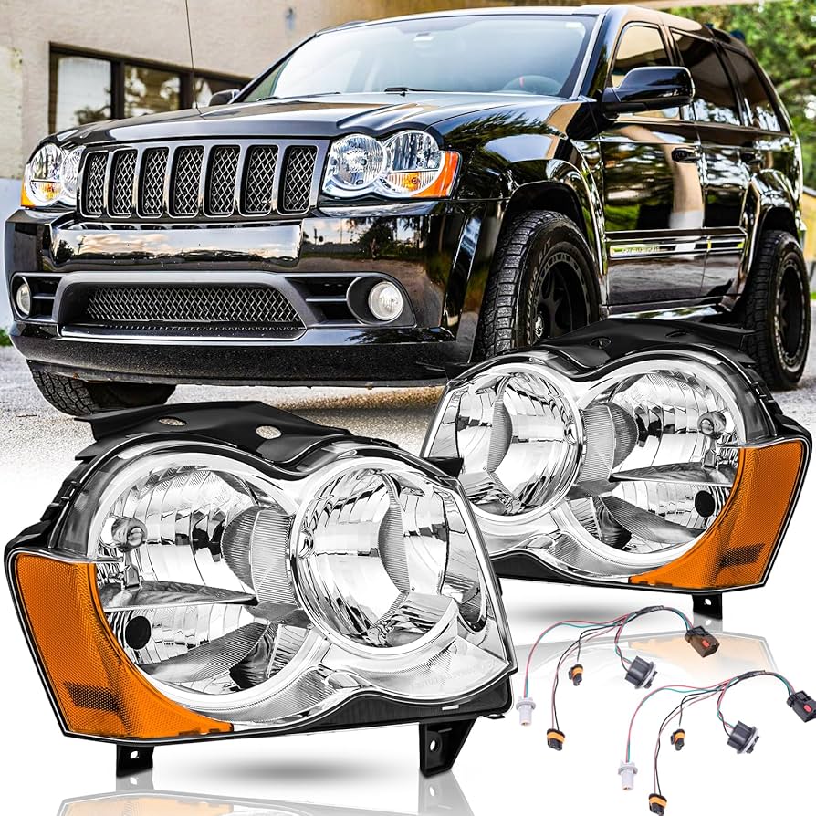 Amazon.com: SAFAUTOPARTS Headlights Assembly Pair for 2008