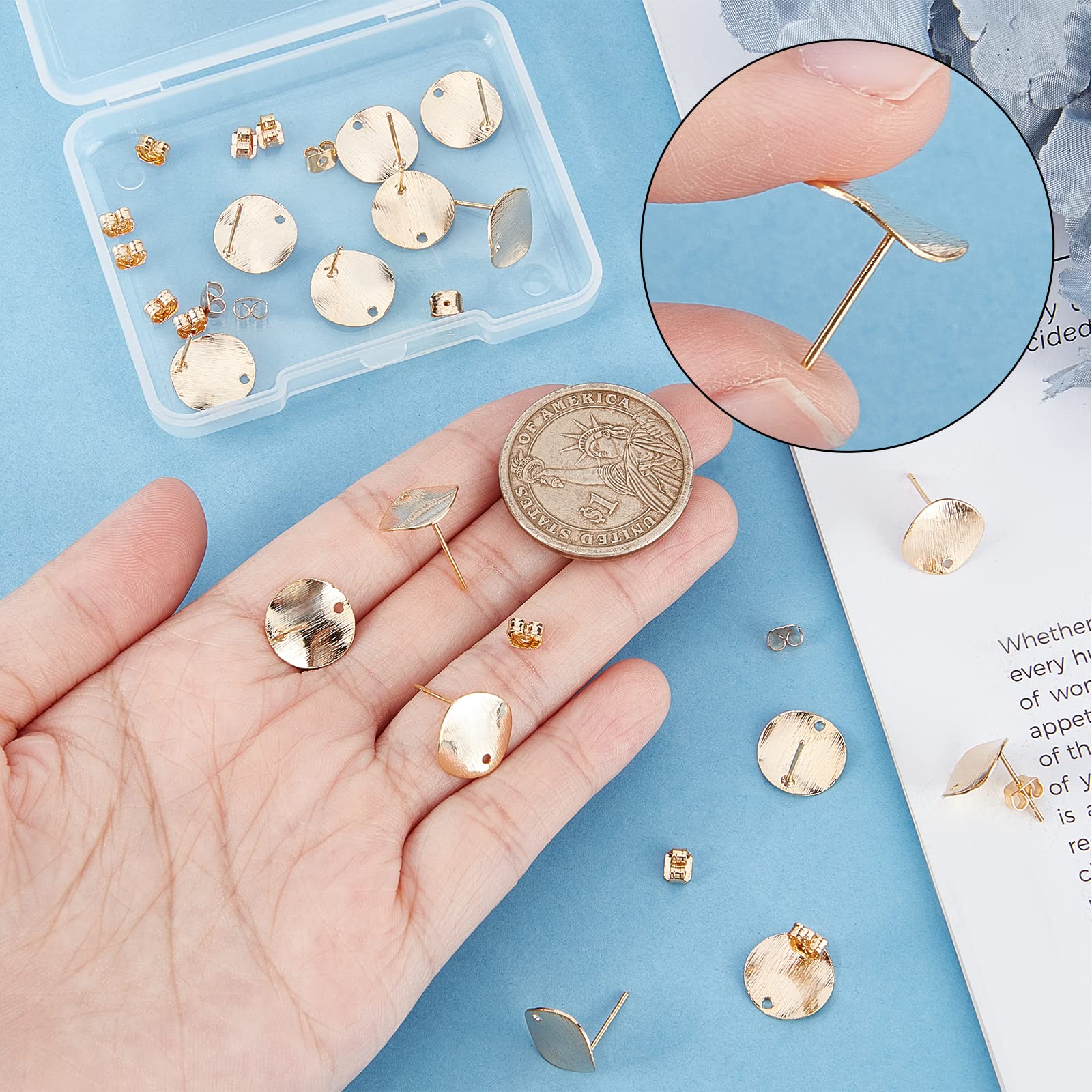Goud vergulde oorknopjes met Opaal en Zirkonia | Sieraden met Opaal Goud vergulde oorknopjes met Opaal en Zirkonia | Sieraden met Opaal