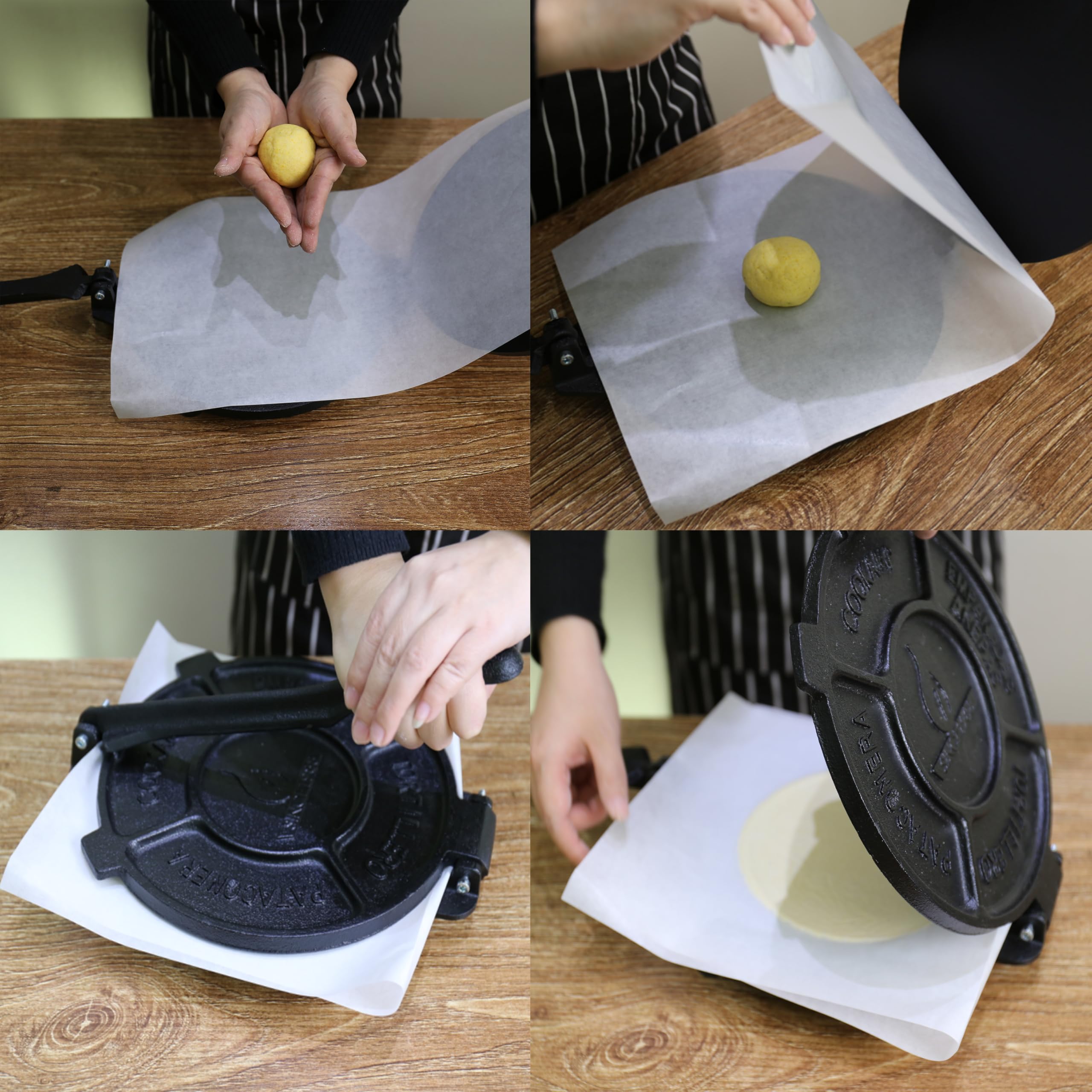 Cast Iron Tortilla Press - Make Authentic Tortillas! -4 Cast Iron Tortilla Press - Make Authentic Tortillas! -4