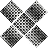 Vista 8 de Paquete de 2 paneles de matriz LED de 8 x 32 pulgadas, matriz LED Ws2812b con IC integrado para proyectos de iluminación de bricolaje, texto