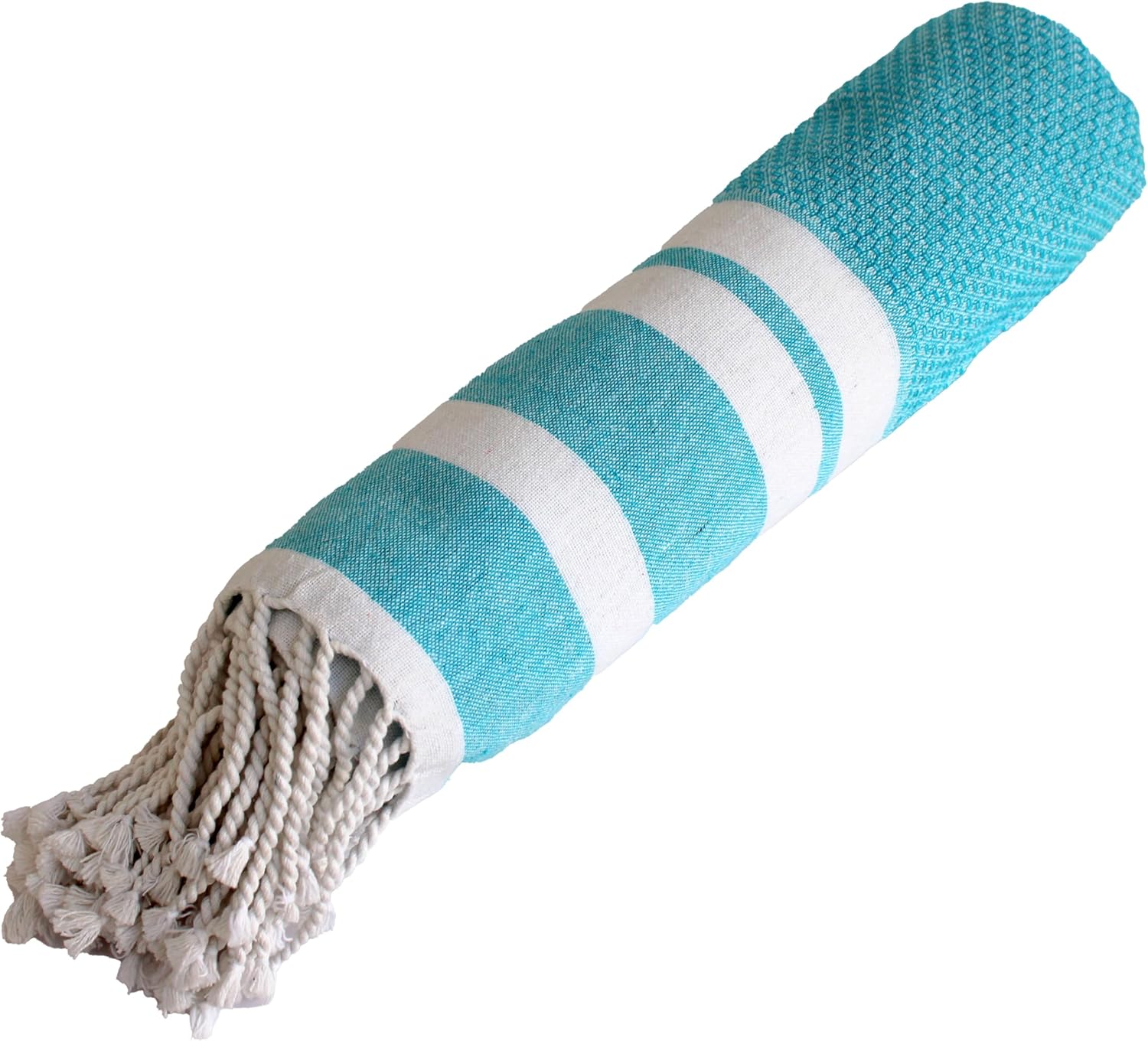 Superior Absorbent 100% Cotton Bath Towel - Ideal for Beach & Travel, Quick-Dry, Lightweight | Fast Drying | Multi-Purpose Towels | Striped (Smoke) (Brown)