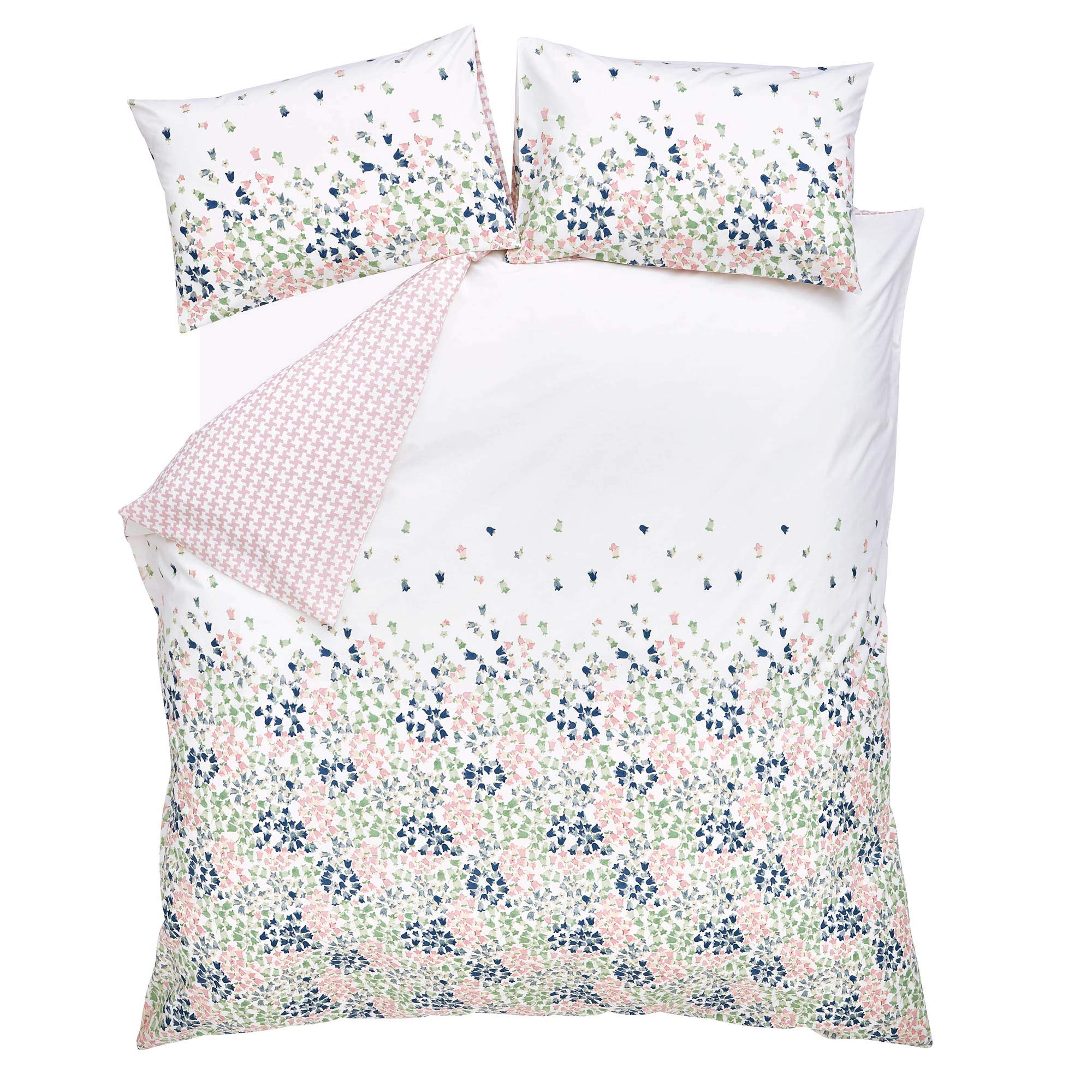 Ashley Wilde Cath Kidston Bluebells Duvet Cover Set 100% Cotton (King Duvet Cover Set 230cm x 220cm)