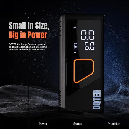 Miniatura 2 de Inflador de neumáticos, compresor de aire portátil, inflador de neumáticos portátil de 150 PSI para automóvil, bomba de aire para neumáticos de