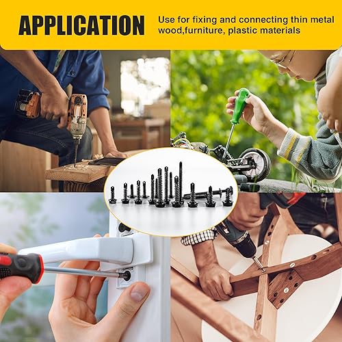 Miniatura 7 de 420 tornillos autorroscantes para metal, tornillos autoperforantes de acero inoxidable 410 # 8#10, cabeza de armadura modificada Phillips y cabezal