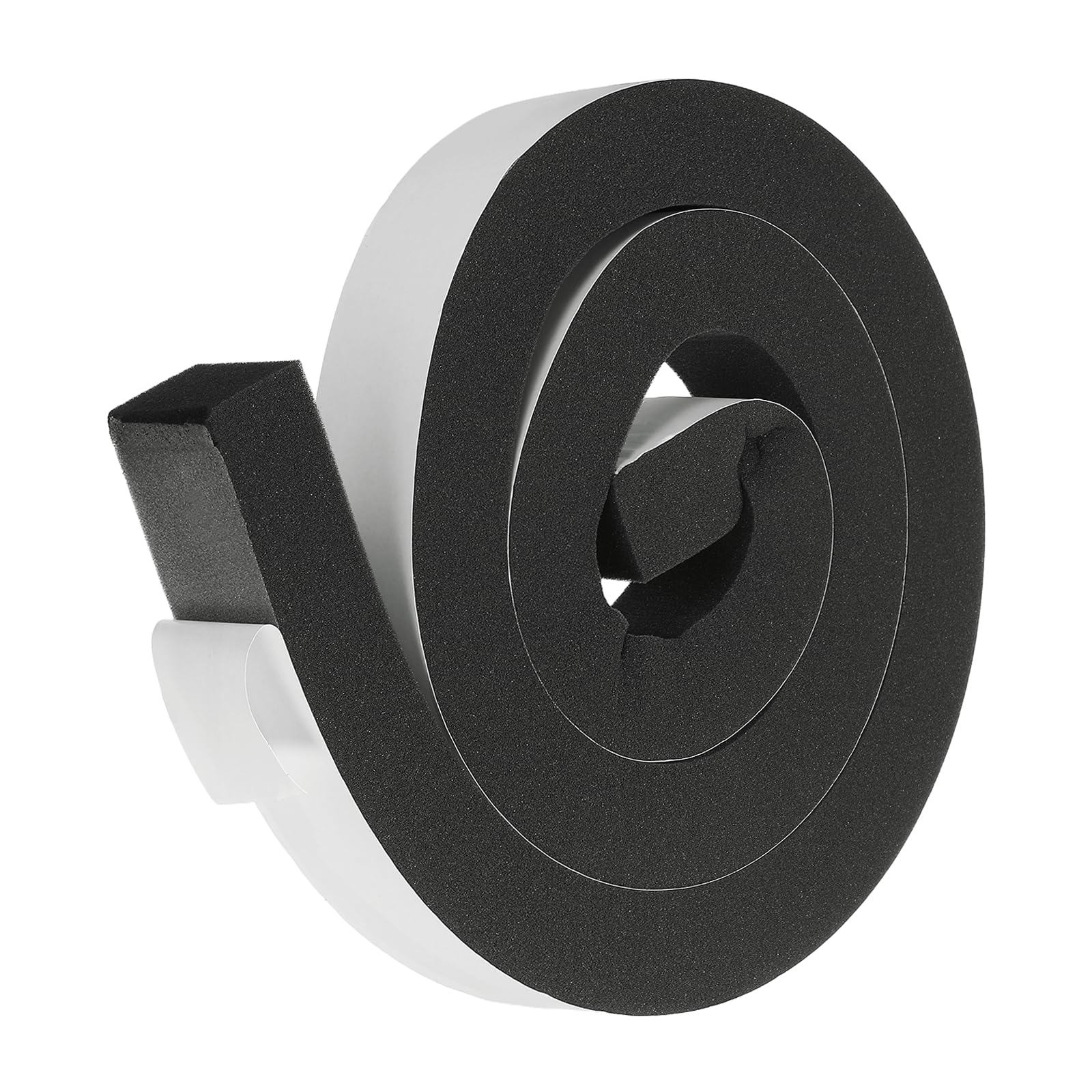 sourcing Map Guarnizione per Porte e finestre, 4 Rotoli da 50 mm x 20 mm, Nastro Adesivo in Schiuma, Strisce isolanti insonorizzanti per telai di Porte e finestre