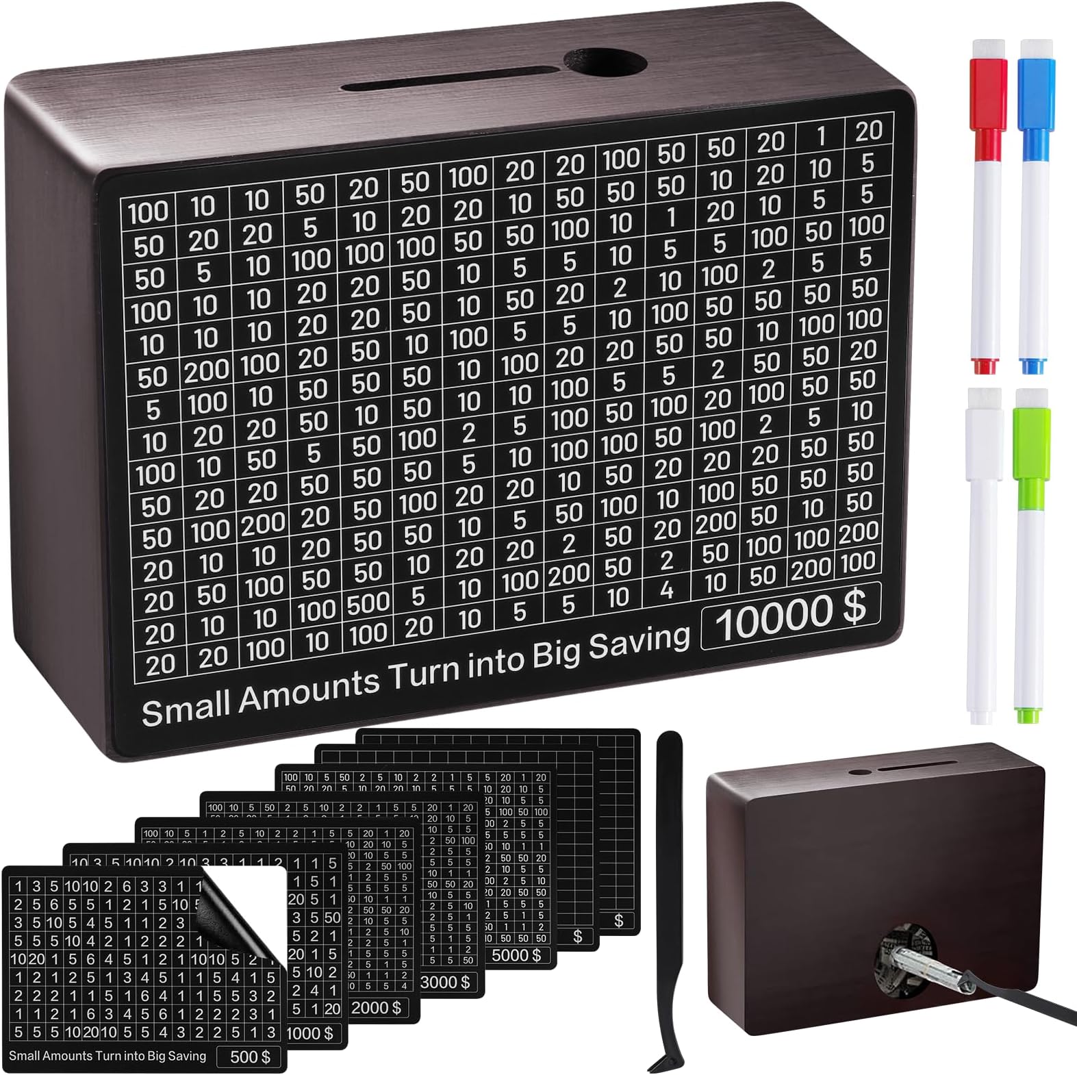 100 Envelopes Money Saving Challenge Money Saving Box 10,000