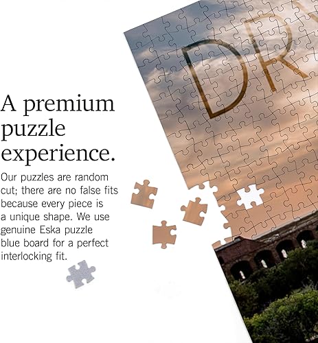 Miniatura 4 de Lantern Press 1000 Piece Jigsaw Puzzle, Dry Tortugas National Park, Florida, Sunset and Cannon