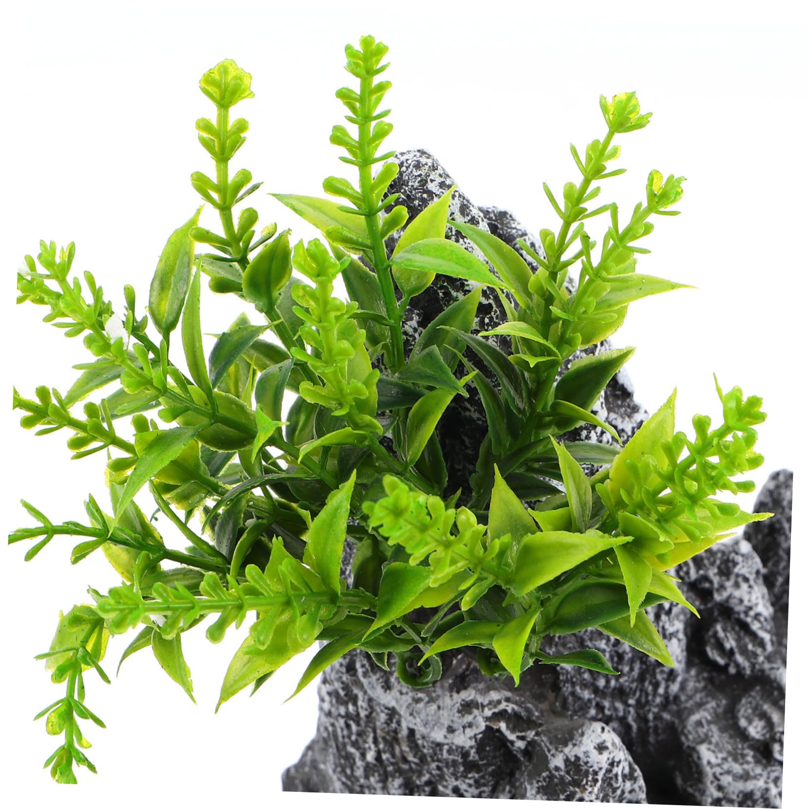 Piedra Decorativa para Acuario Resistente y Roca Artificial y Ligera para Jardín Miniatura Paisajístico para Tanque de Peces