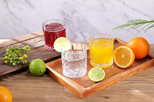 Miniatura 7 de Juego de 4 vasos de whisky de alta calidad, de 7.7 onzas, perfectos para whisky, bourbon, cócteles, vodka y licor, para hombres y mujeres