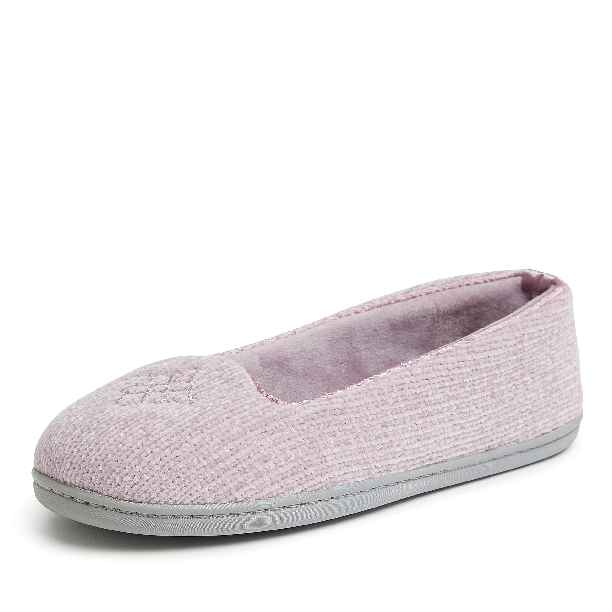 Dearfoams Women's Rebecca Chenille Closed Back Slipper