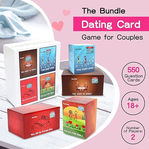 Miniatura 2 de THE 1008 Serie de juegos de cartas de citas (juego de 4 cajas) lleva tus conexiones al siguiente nivel con este juego de cartas de citas para parejas