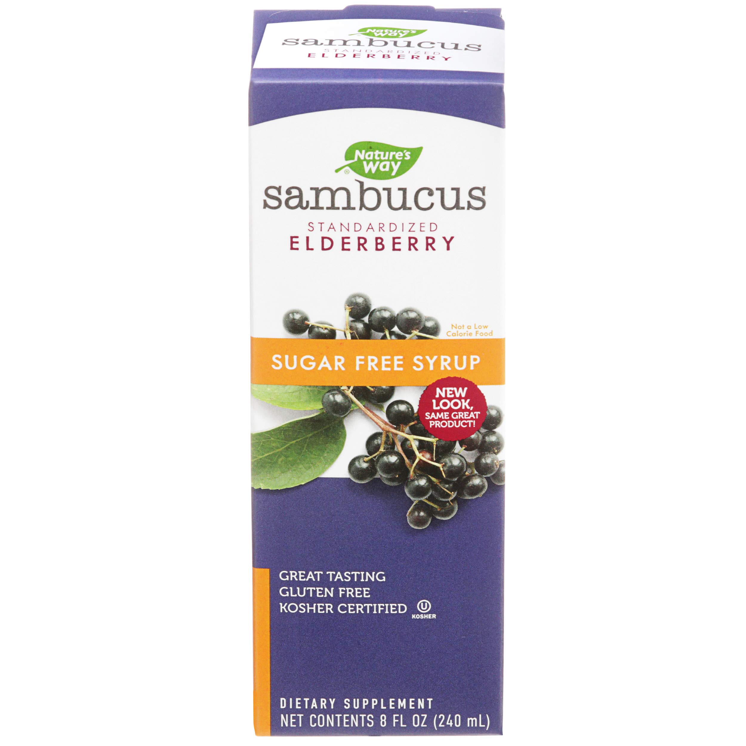 Nature's WaySambucus Sugar-Free Syrup, 8 Ounce