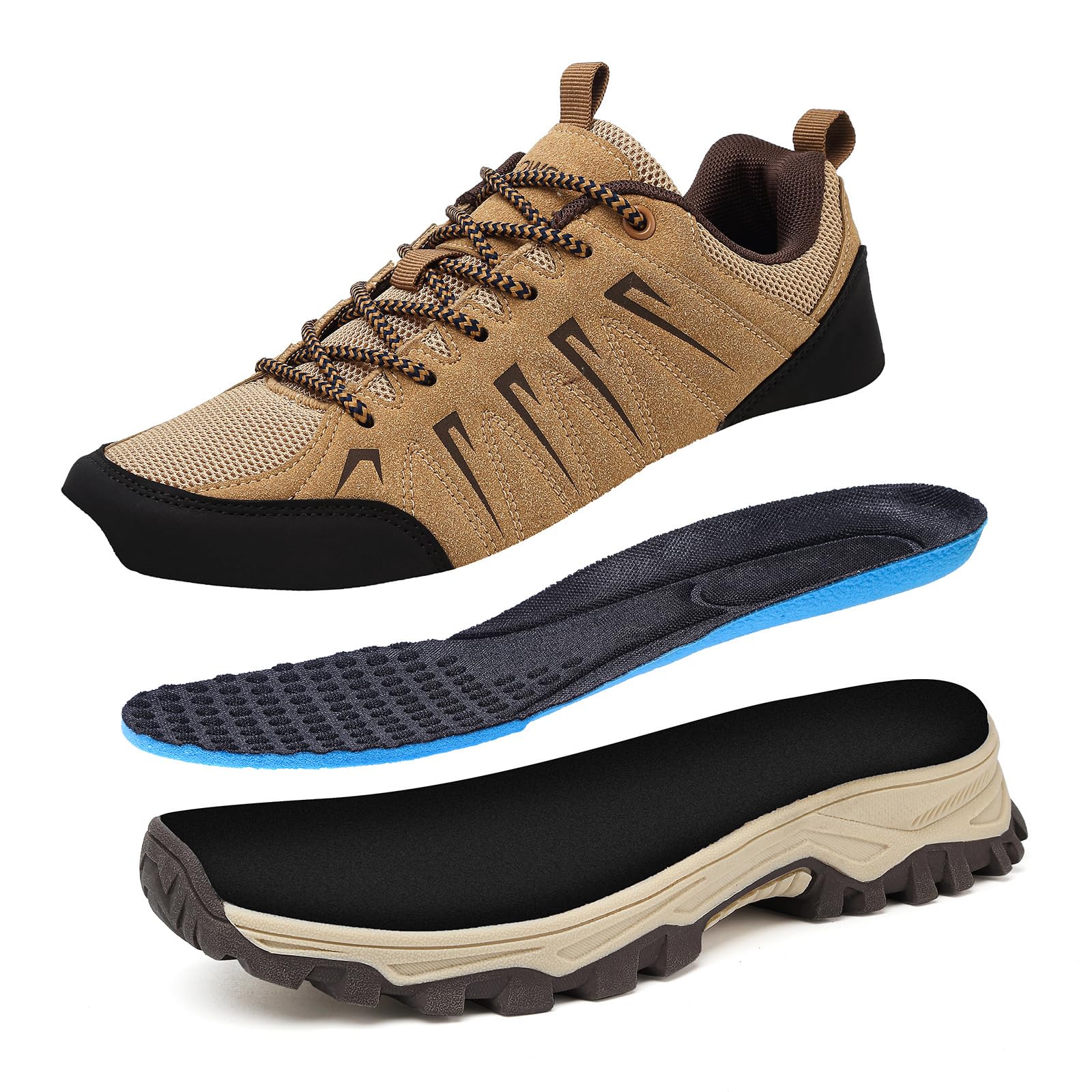 HaloTeam Zapatos de Senderismo Hombre Antideslizantes Transpirable Trekking Sneakers Escalada Zapatillas de Montaña EU 39-EU 45 — view 6