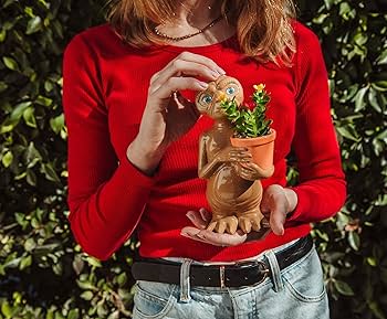 Amazon.co.jp: E.T. 人工多肉植物と地球外7インチセラミック