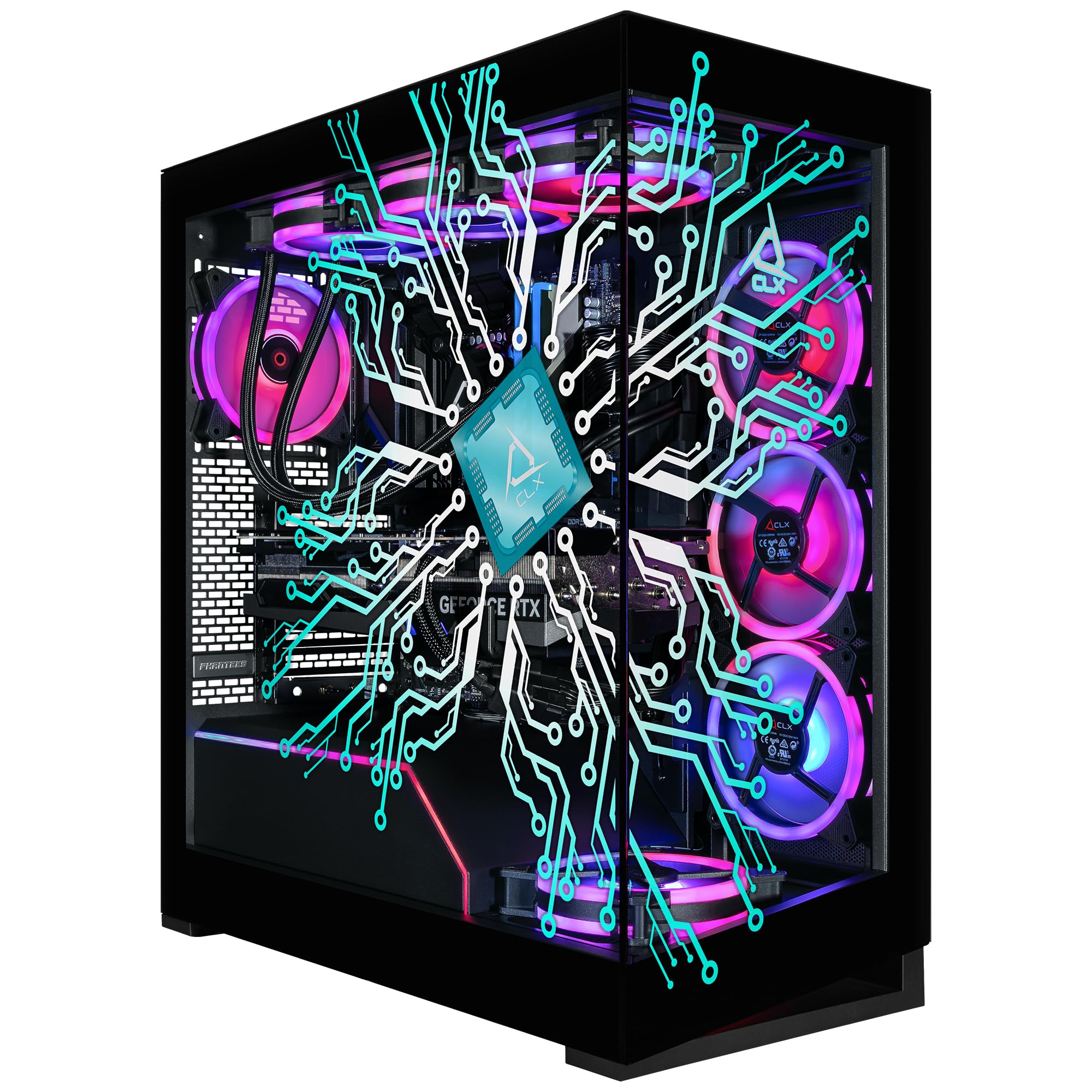 AURA　ハイグロスデスク　90×60　BK/RD/WH Amazon.com: CLX Horus Gaming PC - Intel Core Ultra 9 285K 3.7GHz