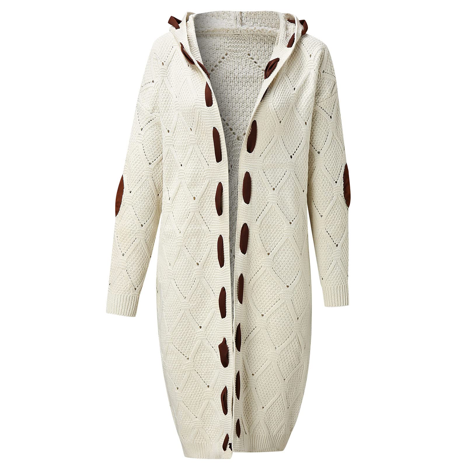 Strickjacke Damen Sommer, Cardigan Damen Lang, Strickjacken Für Damen Langarm Sommerjacke Leicht Dünne Jacke Frühling, Basic Regular Fit Vorne Offen Sommerstrickjacke Damen Leicht Longstrickjacke