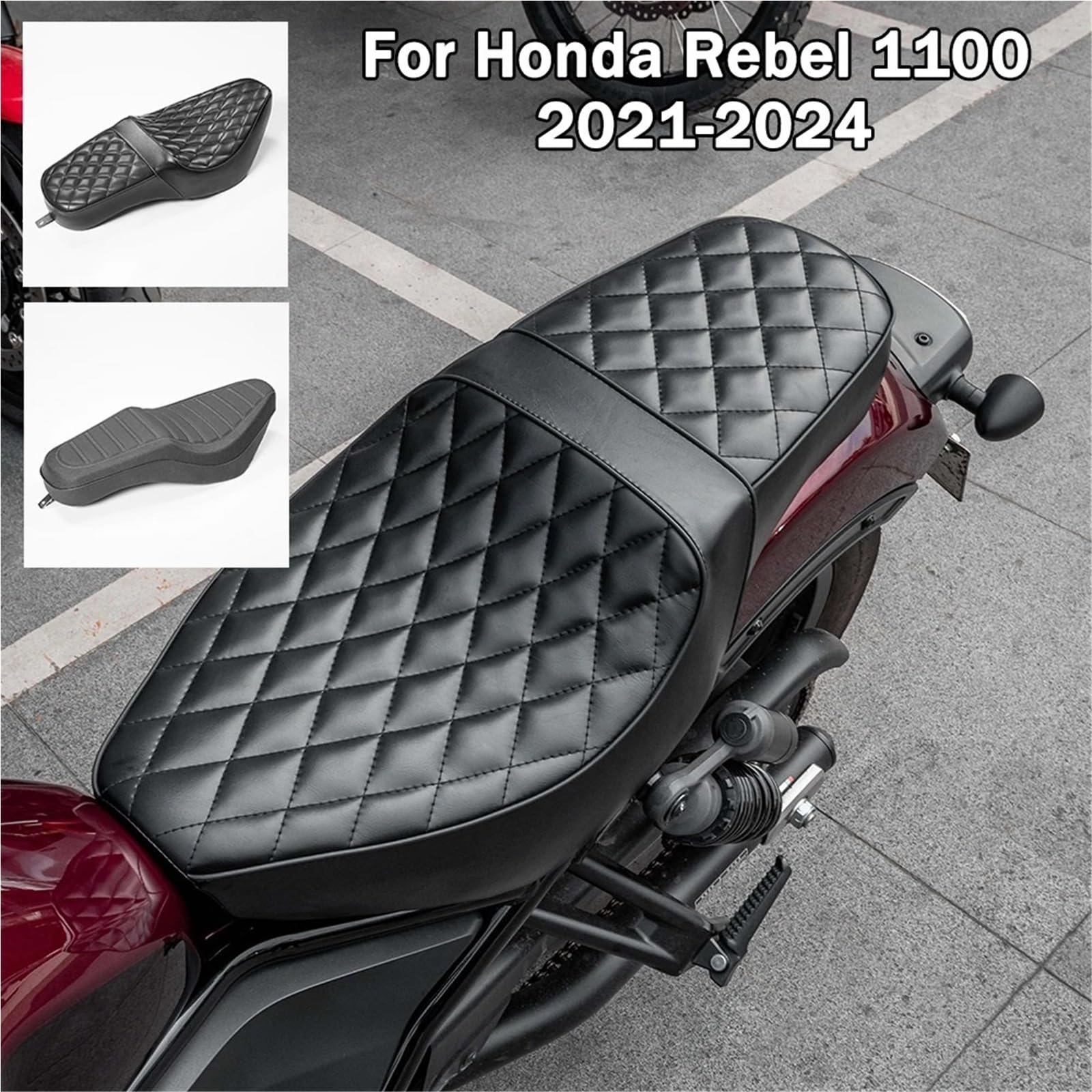 Poduszka Kufer Motocyklowy Pasuje do motocykla Honda Rebel CM CMX 1100 2021-2024 2023 Retro poduszka na siedzenie CM1100 CMX1100 pokrowiec tylne pasażera