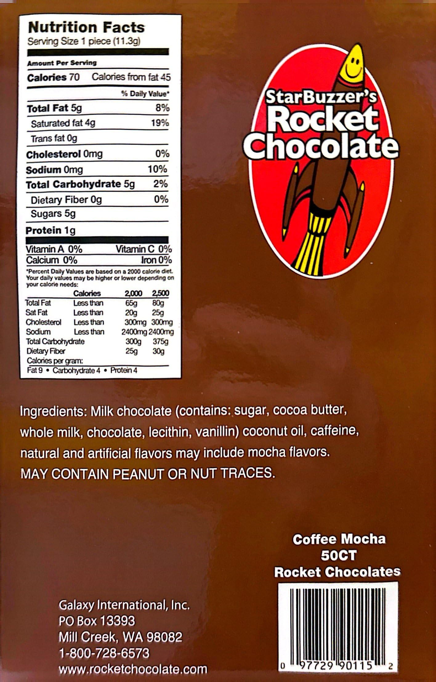 Amazon.com : Rocket Chocolate Milk Chocolate Mocha Flavored