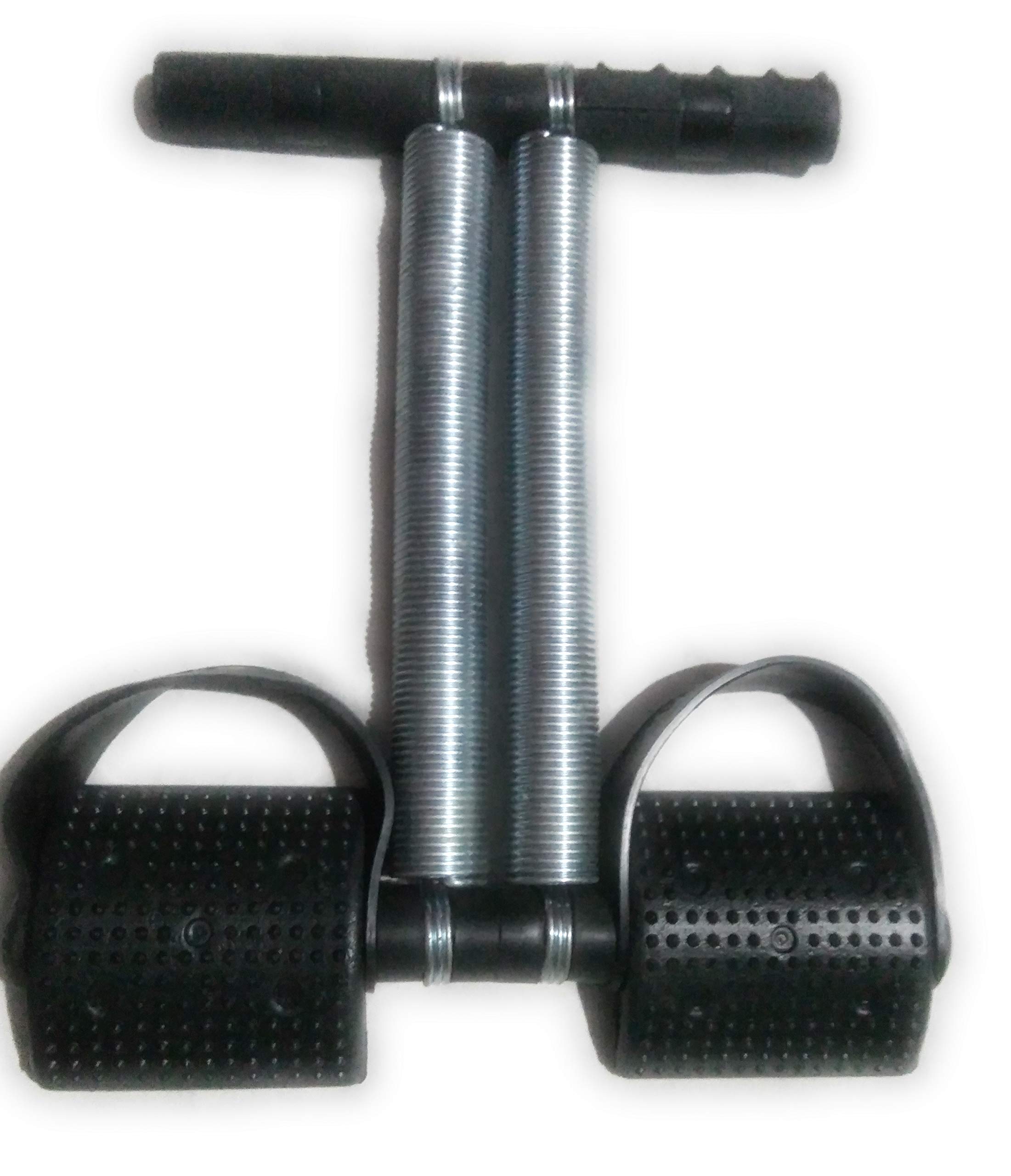 Ramdev HealthCare Double Spring Tummy Trimmer & Indiana Roasted Chana 250gm (Energy-Packed) | Abs Exerciser | Fat Buster | Waist Trimmer | Bicep Exerciser | Fitness Equipment for Men-image-5