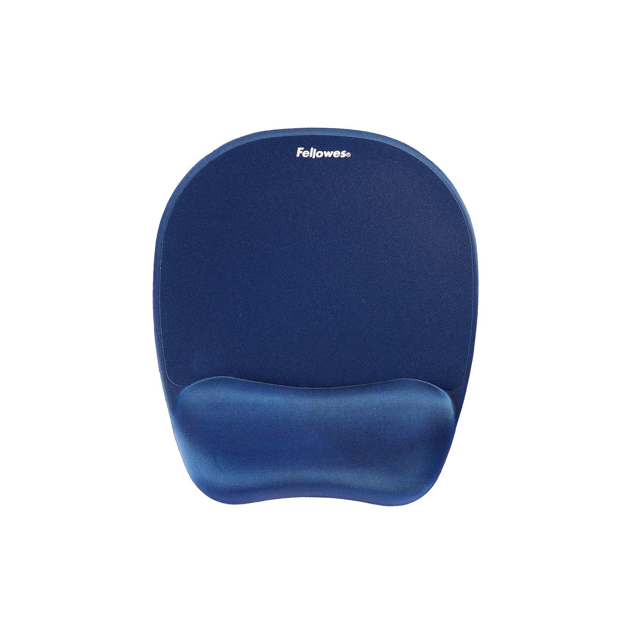 Fellowes Tappetino mouse Everyday con supporto per il polso ergonomico Blu