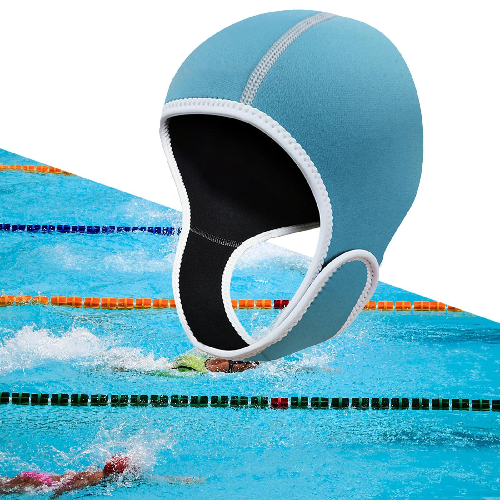 Rockible Bonnet de Plongée 2 mm Néoprène Étanche pour Surf Voile Bleu