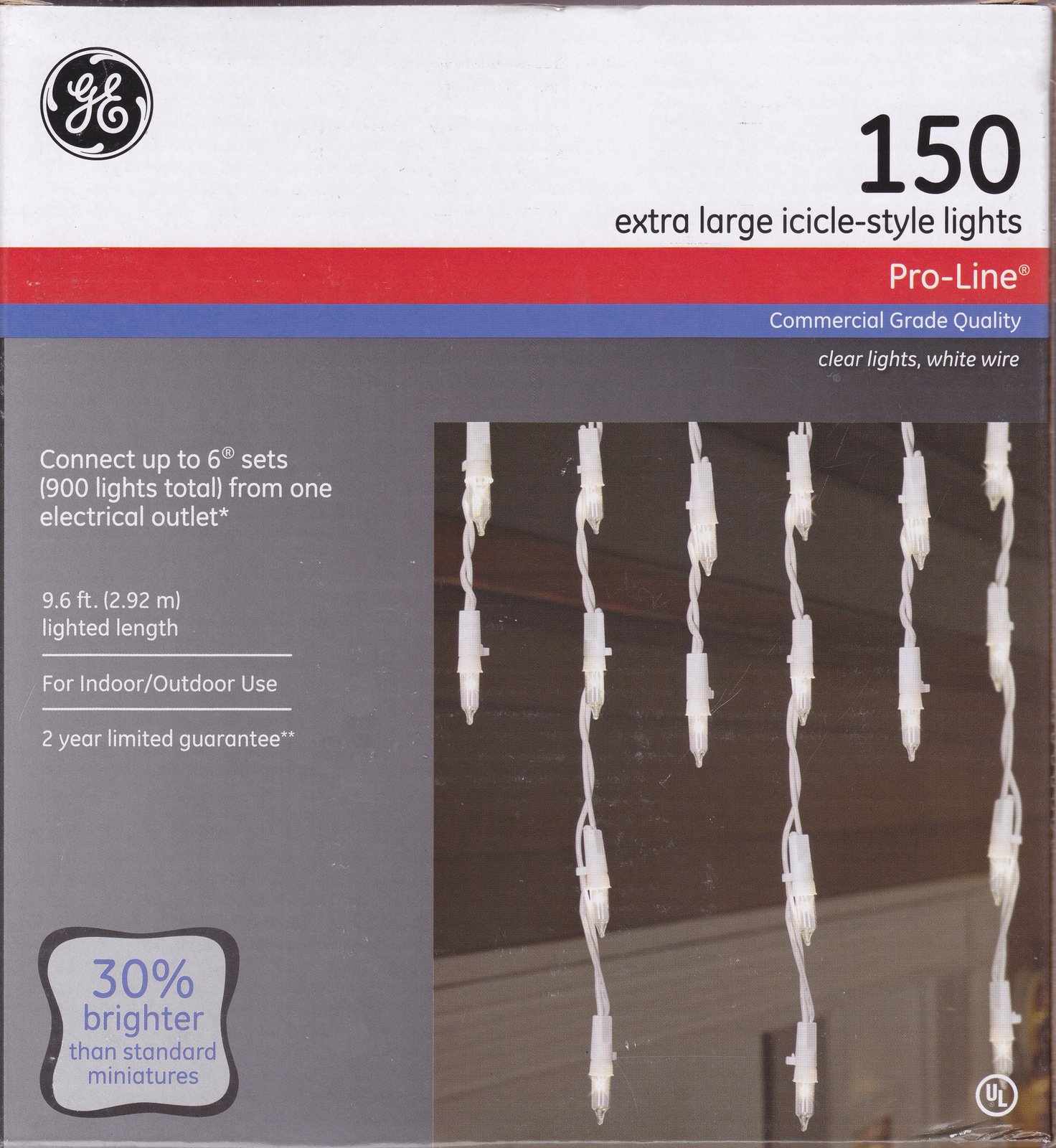 Extra Large Commercial Grade Icicle Lights Ge Replacement Parts NEW*