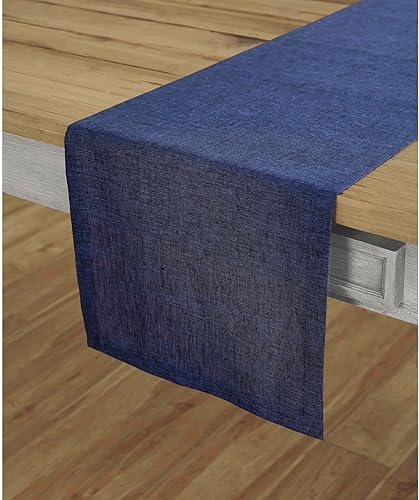 Miniatura 35 de Solino Home - Camino de mesa de lino de 14 x 36 pulgadas, marrón cambray, Athena, para otoño, Acción de Gracias, Navidad, vacaciones, lavable a 06: