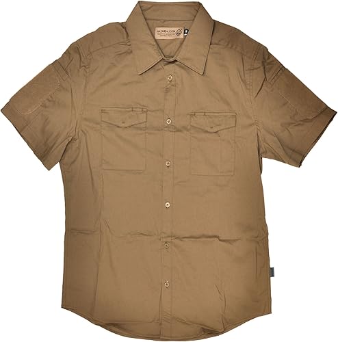 Mecánico (TM) cuello tramo trabajo manga corta por Hazard 4(R)