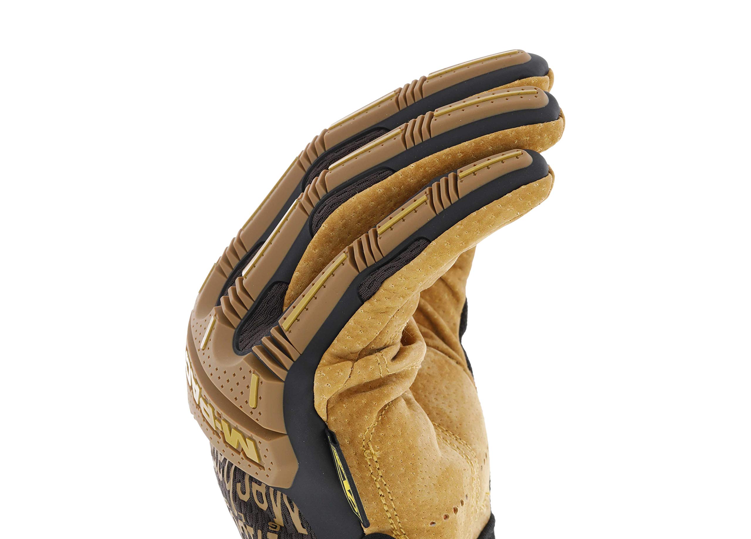 Mechanix Wear M-Pact® Gants en cuir, taille M, marron/noir