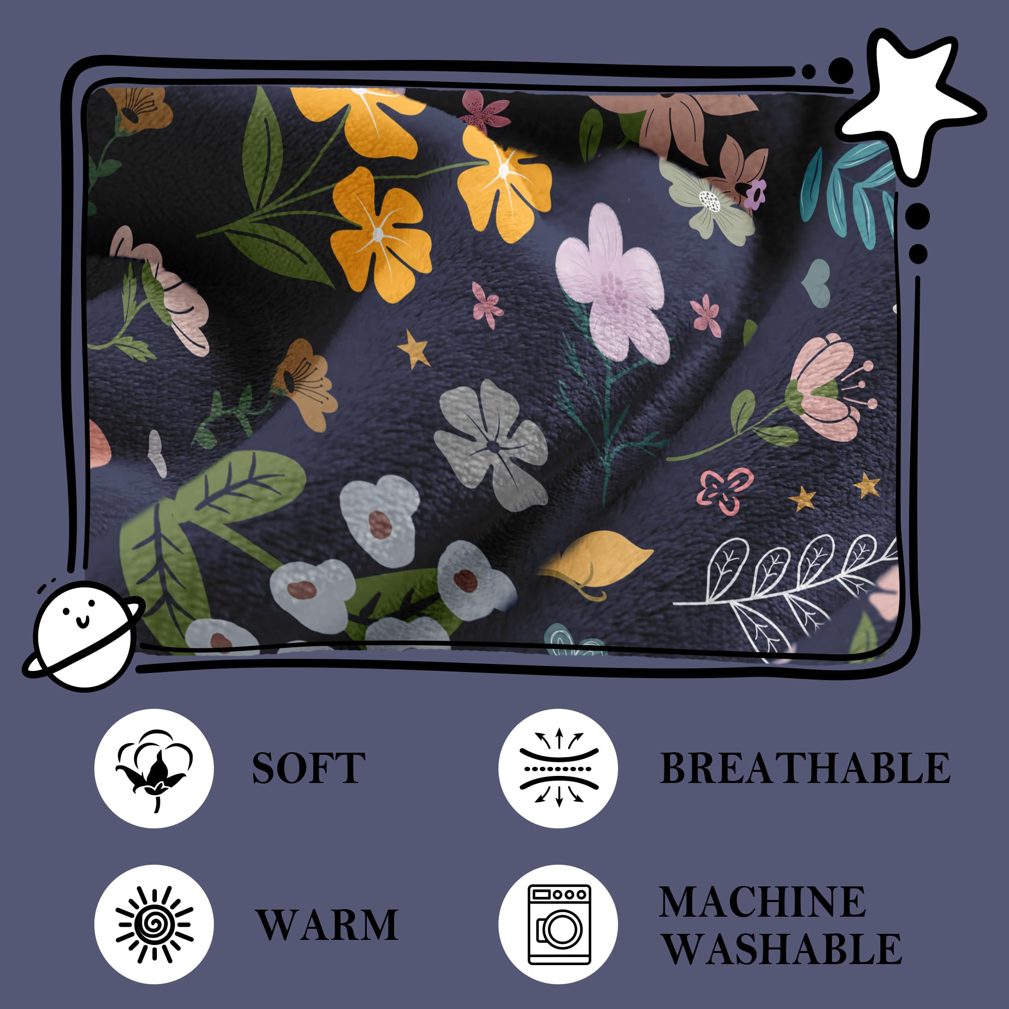 Julazy Great Grandma Gifts Blanket 50"X60", Gift Ideas for Great Grandma, Grandma Birthday Gift from Grandchildren, Great Grandmother Gifts, Present for Mothers Day/Christmas