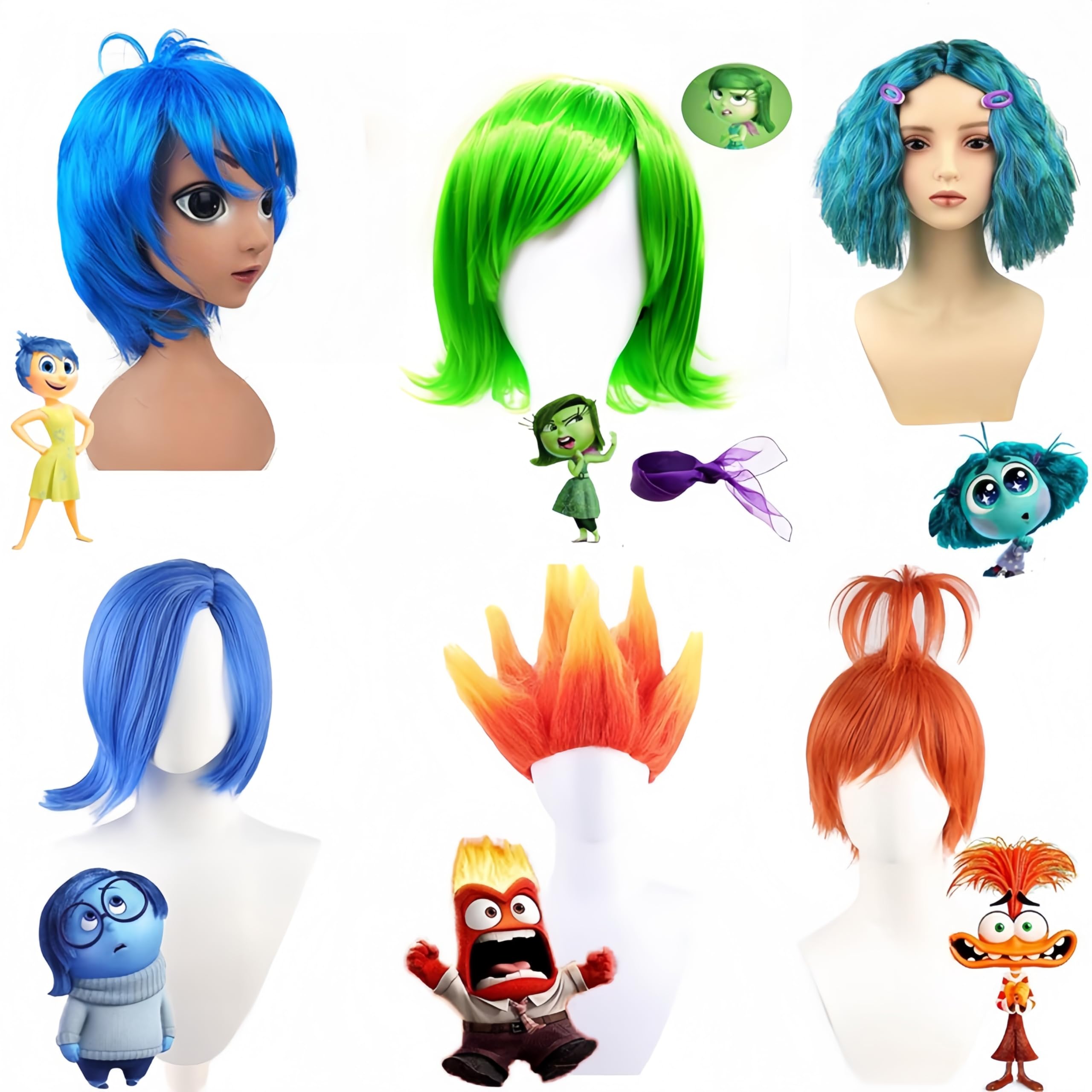 インサイドヘッド Dハロ ヨロコビ ウィッグ Amazon.co.jp: インサイドヘッド2 ウィッグ コスプレ