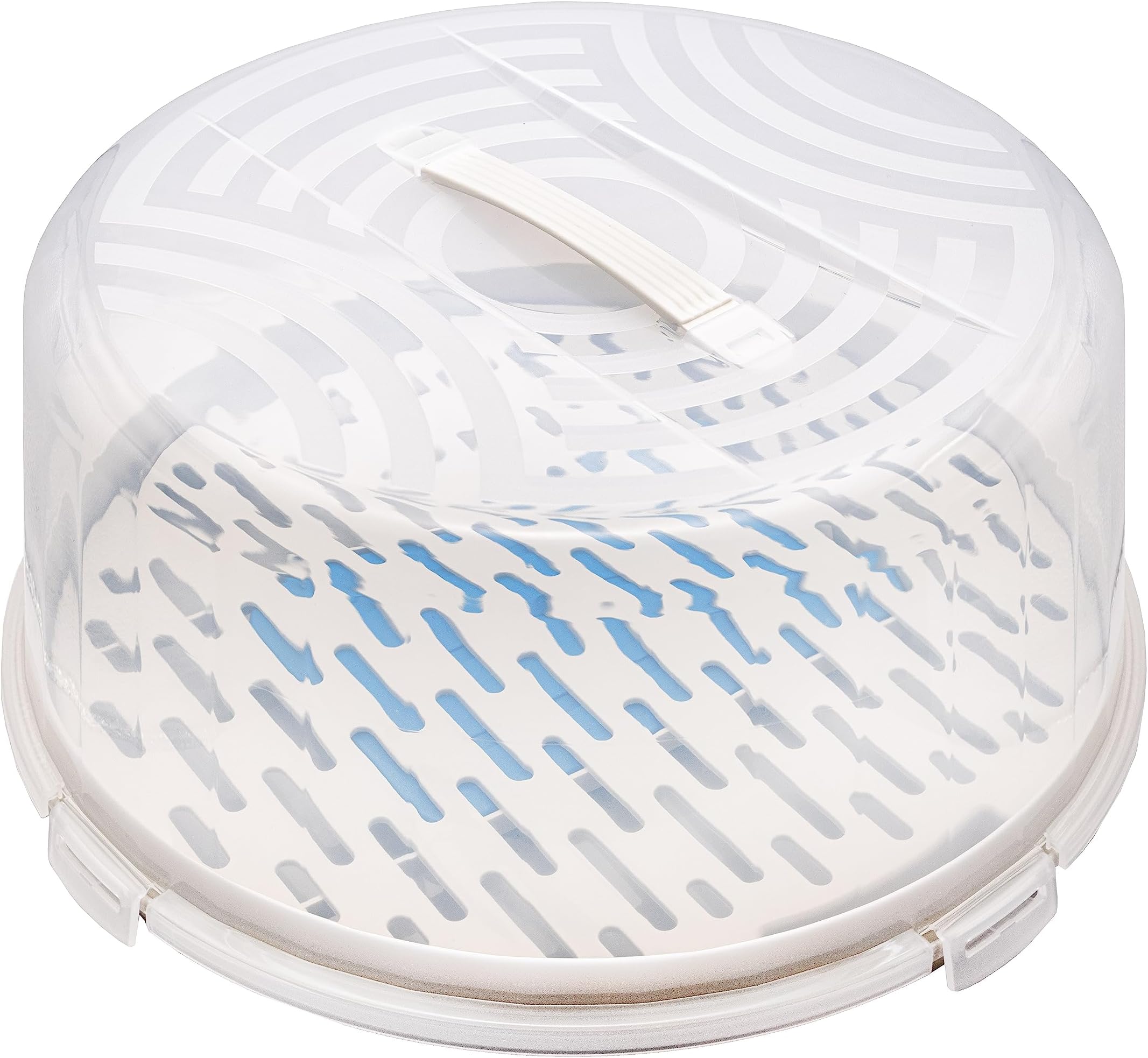 Boîte à gâteau ronde en plastique main image 1