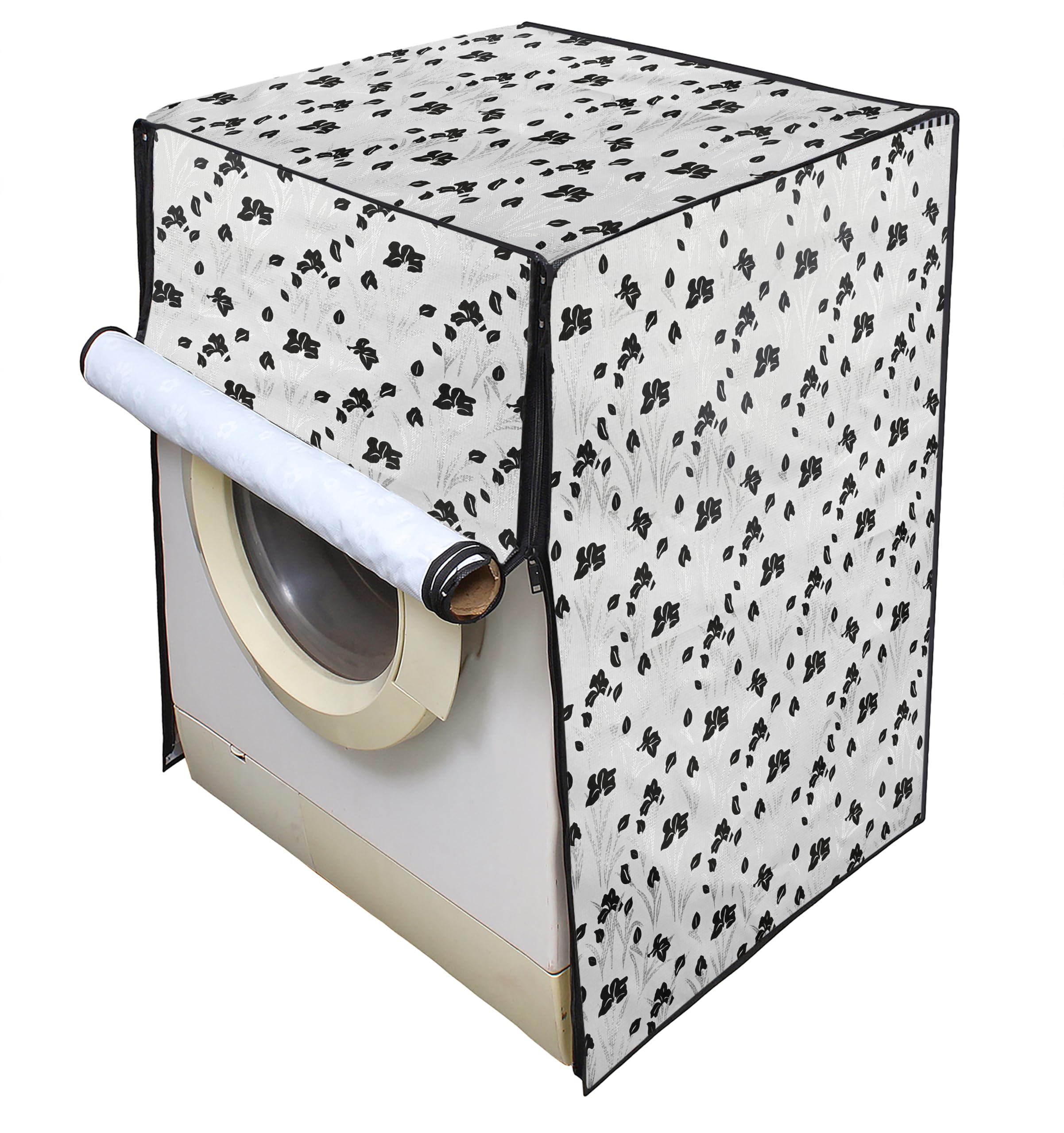 Star Weaves Waterproof Front Load Washing Machine Cover Suitable for Bosch 7.5 kg, 8 kg, 9 kg & 10 Kg (White)