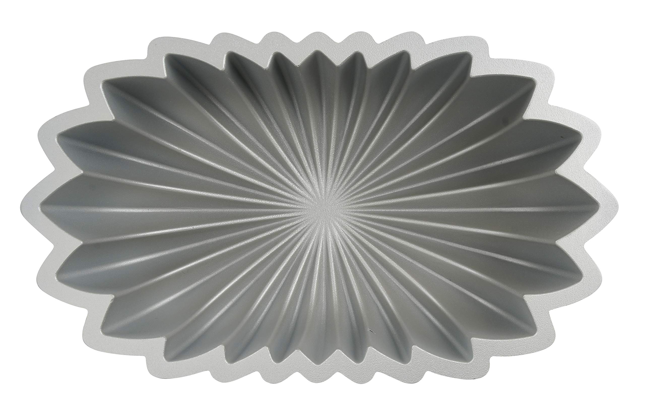 Dr. Oetker 2554 Moule à gâteaux original, Moule à gâteaux fantaisie, 1500ml, Argenté, Fonte d'aluminium, 27,5 x 16 x 7,5 cm
