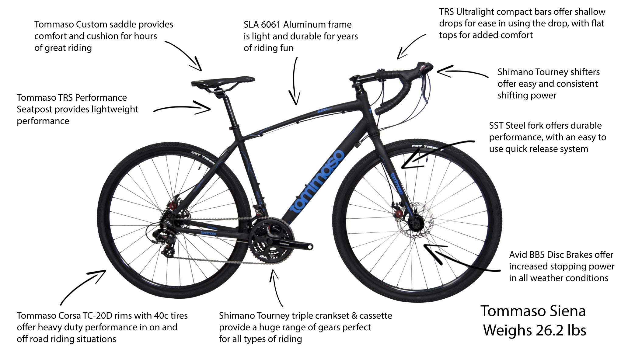 tommaso adventure bike