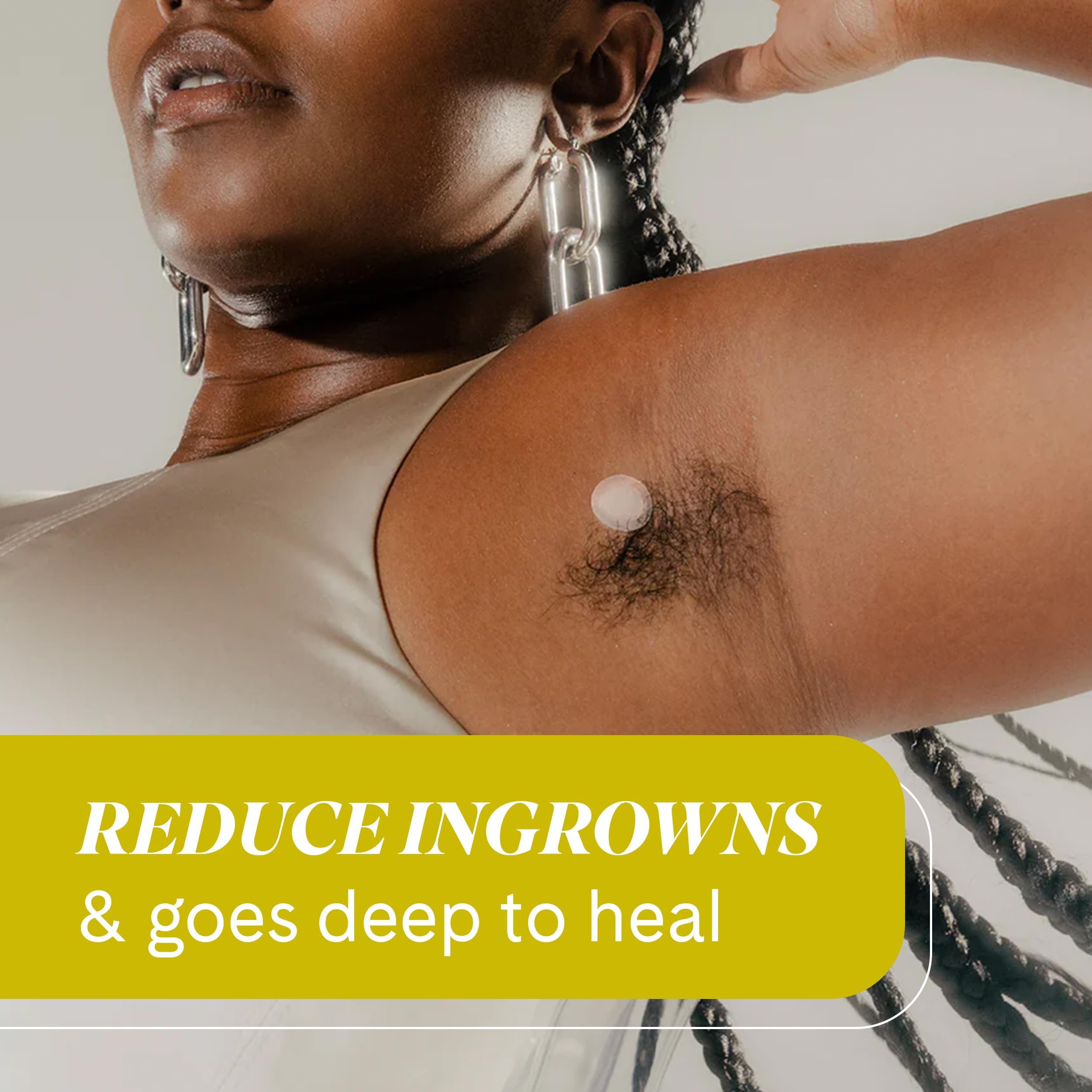 Fur Ingrown Microdart Patches - Ingrown Hair Care, Quickly and Effectively Clear Up Ingrown Hair Bumps - 12 Pack