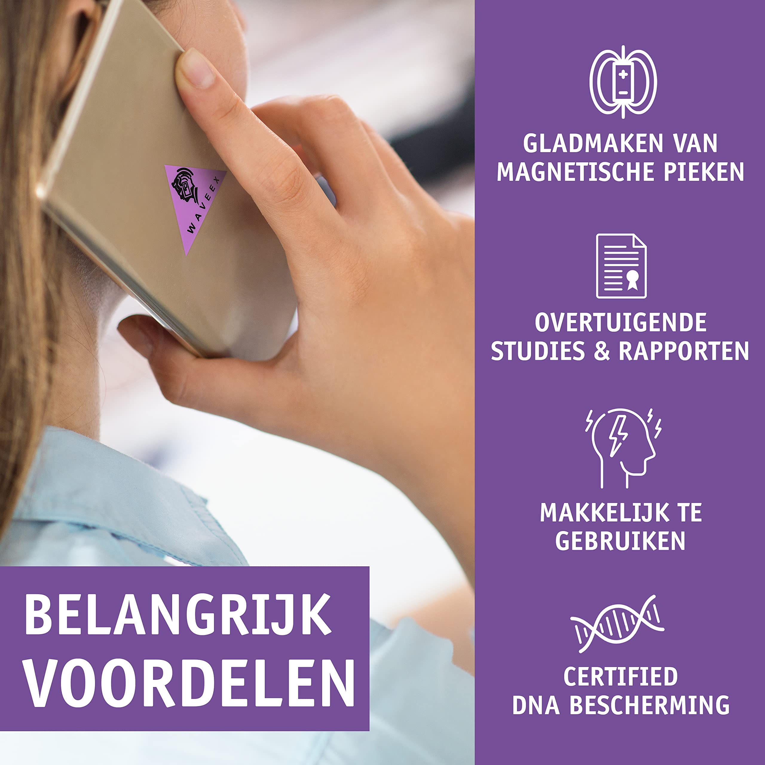 4 PC. Mobiele Telefoon Stralingsblokker voor Mobiele Telefoon
