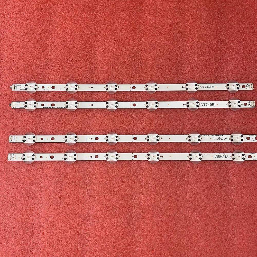 LED Backlight strip(4) For LG 49LJ614V 49UJ6525 49UJ6585 49UJ6565 49UJ651V 49UJ670V 49UJ701V V17 49 6916L-2862A 2863A 2862b 2863b