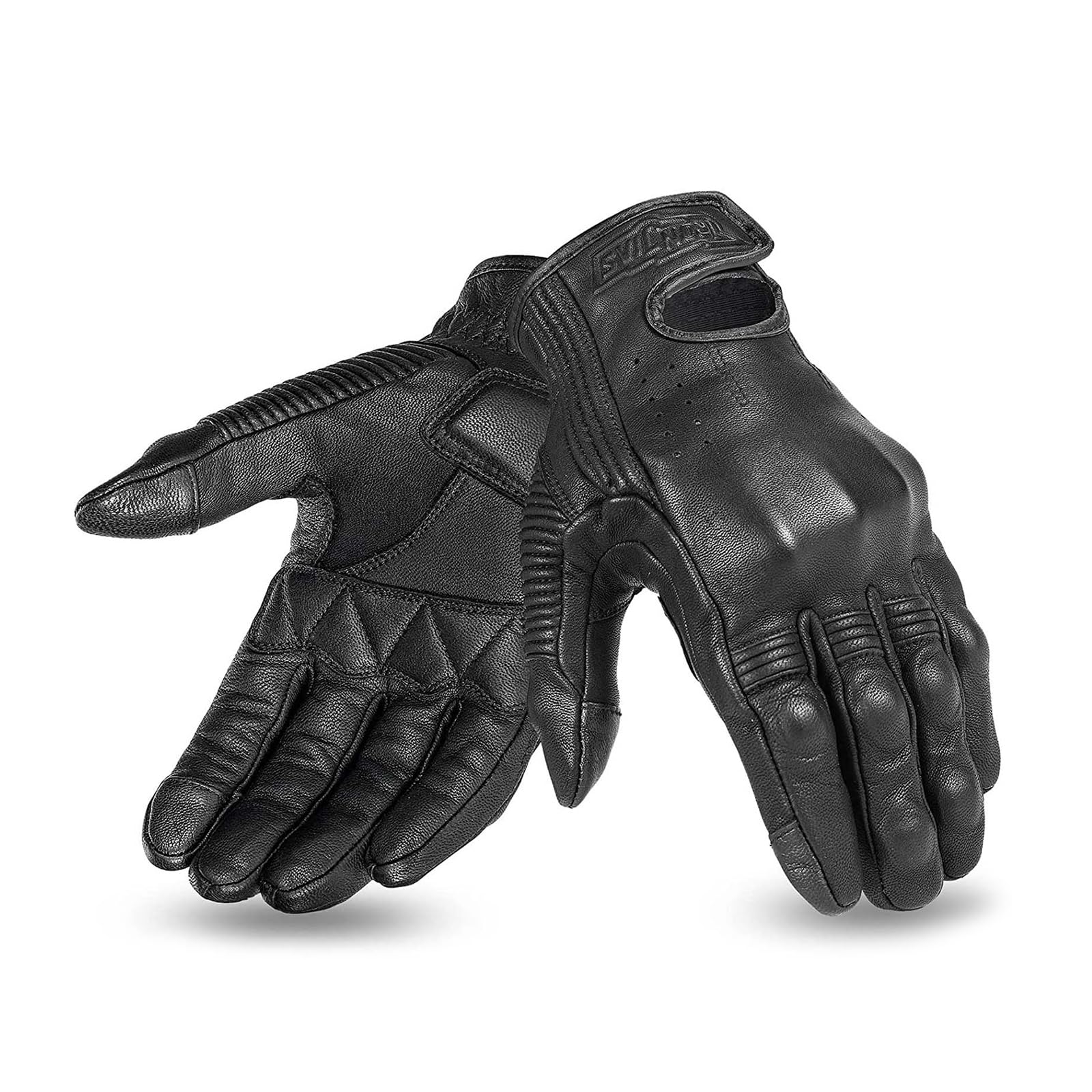 Grapelet motorcycle leather gloves, touch screen full finger motorcycle leather gloves, motorcycle riding gloves, mountaineering, riding, hiking, XXL
