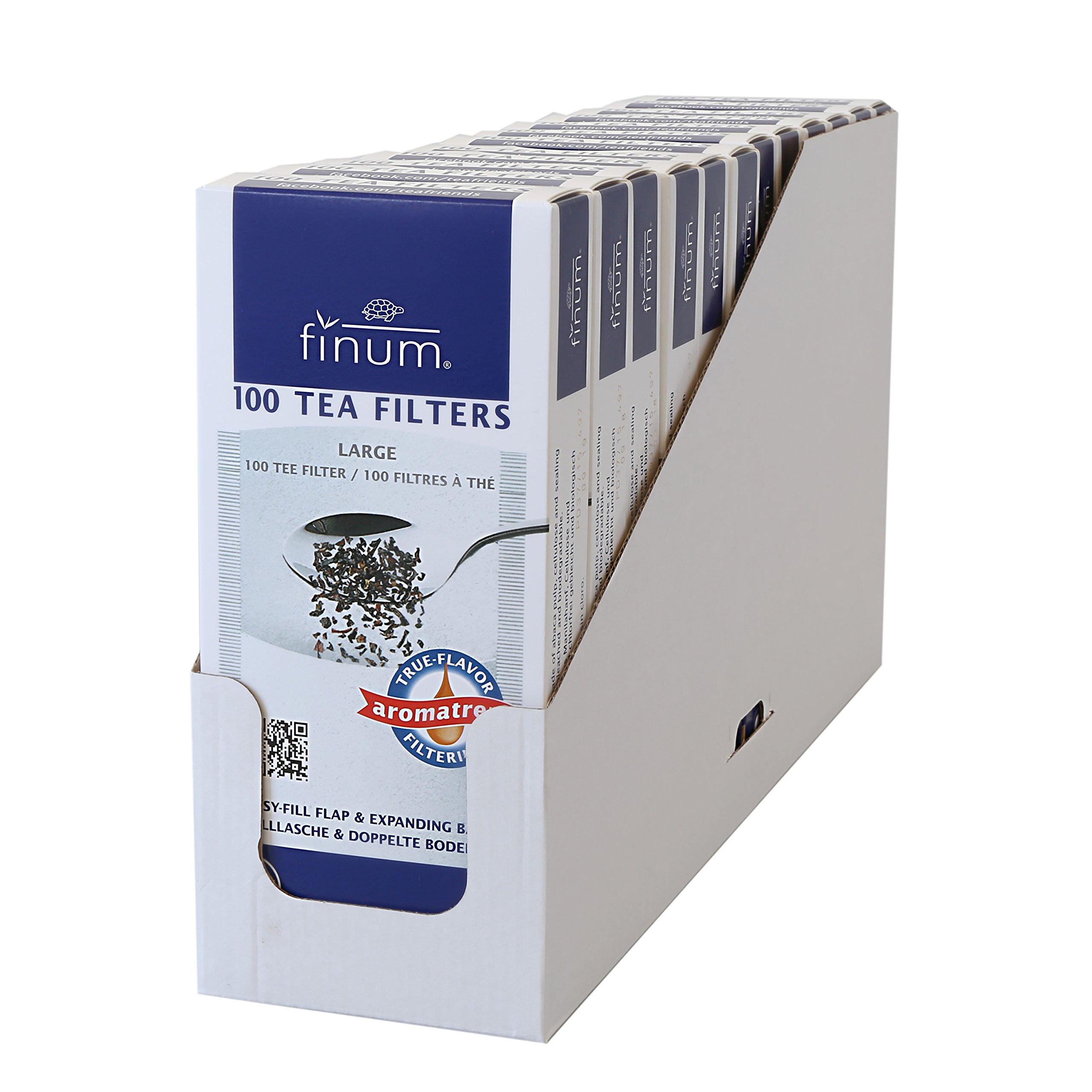 finum 100 Papierteefilter Größe S, 12er Tray