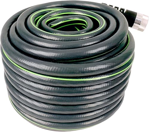 Miniatura 10 de Kink Control Flex - Manguera híbrida avanzada de 50 pies, 40% más ligera, ultra flexible, fácil de maniobrar, tecnología Neverkink, construcción